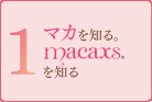 マカを知る。MACAXS®を知る