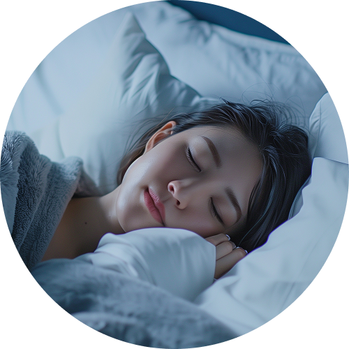 ぐっすり眠るイメージ
